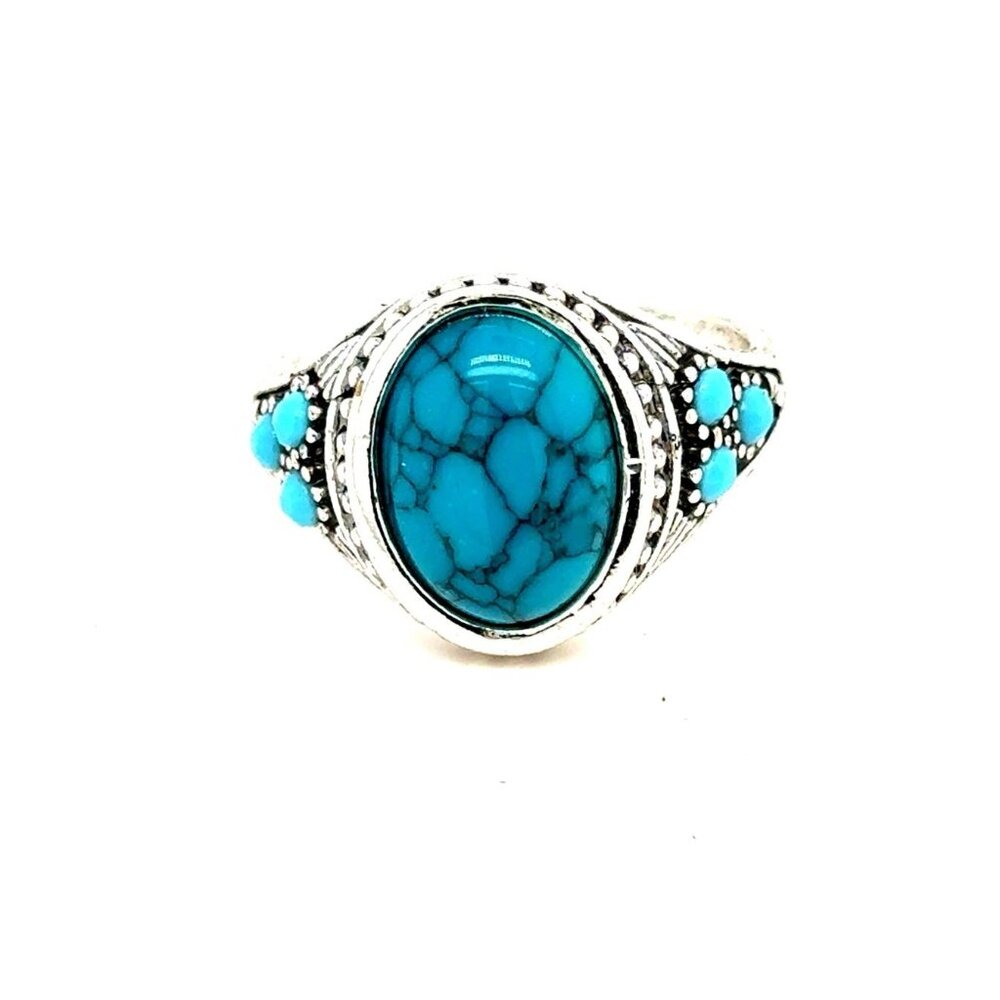 Web Turquoise Ring‎